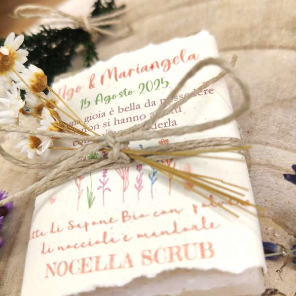 mini bomboniera sapone artigianale bio